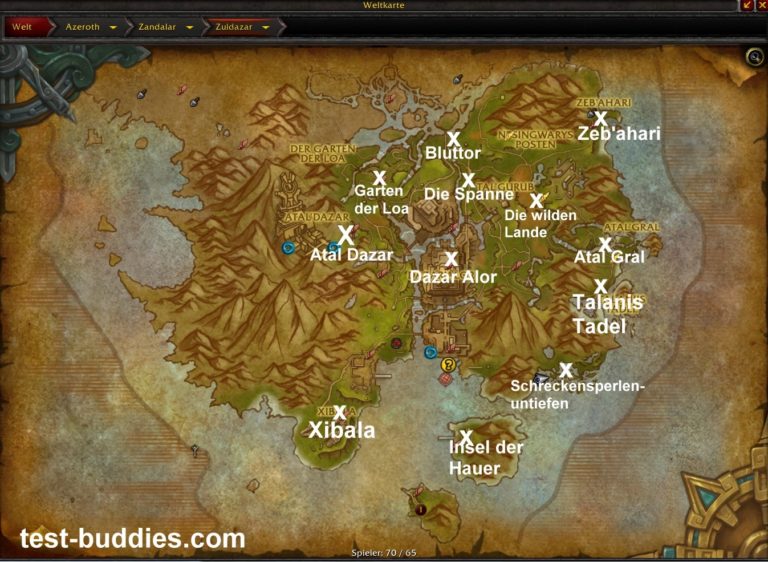 erkundet zuldazar erfolg in world od warcarft