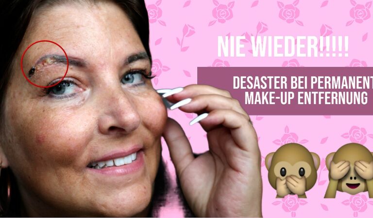 Fast Blutvergiftung nach Permanent Make-Up Entfernung